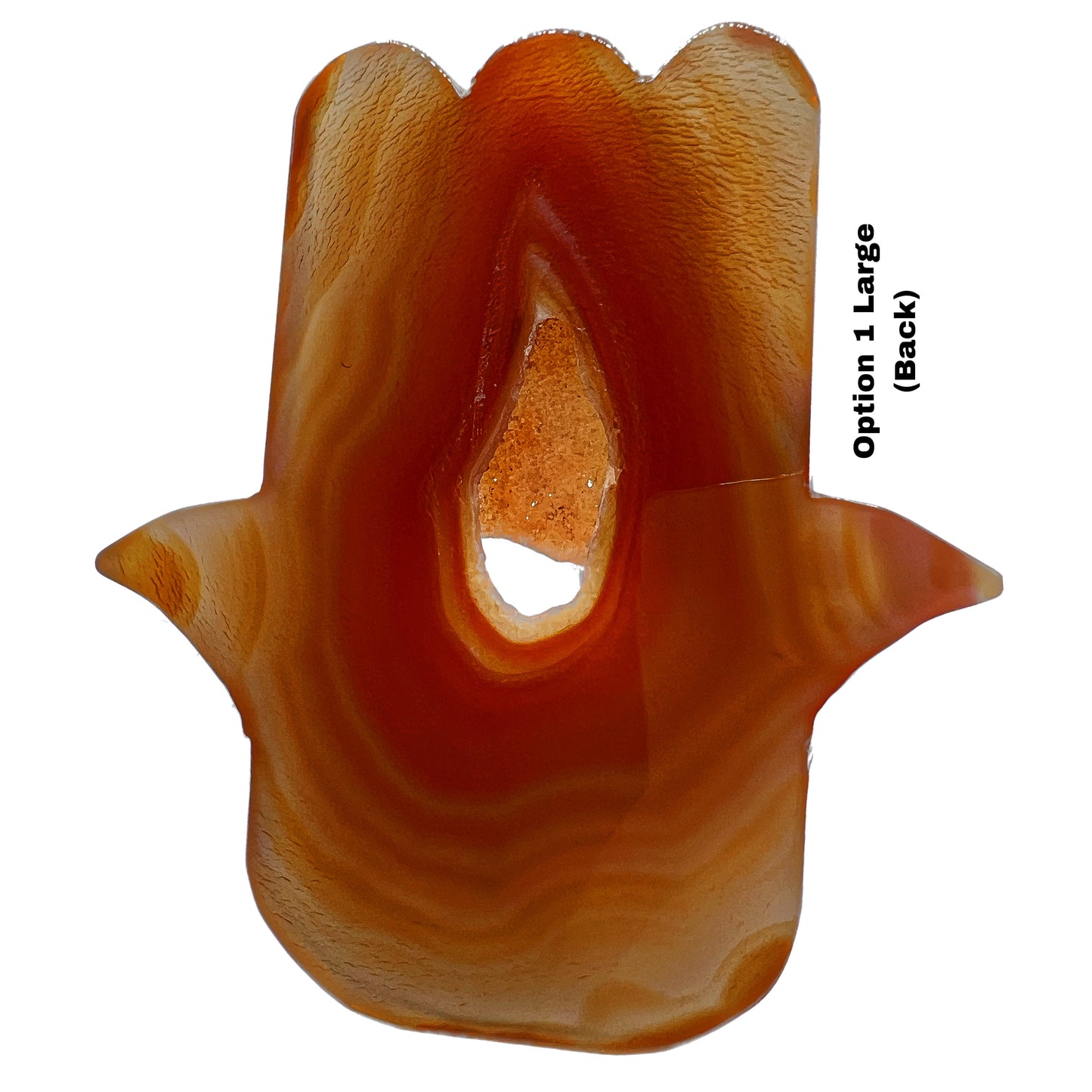 Large Carnelian Hamsa